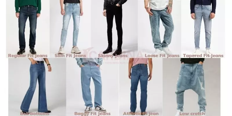 Các kiểu quần jean nam giới thời trang hiện nay