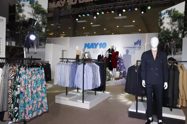 Sản phẩm của Tổng công ty may Đức Giang tại hội chợ triển lãm thời trang Quốc tế Việt Nam 2019.