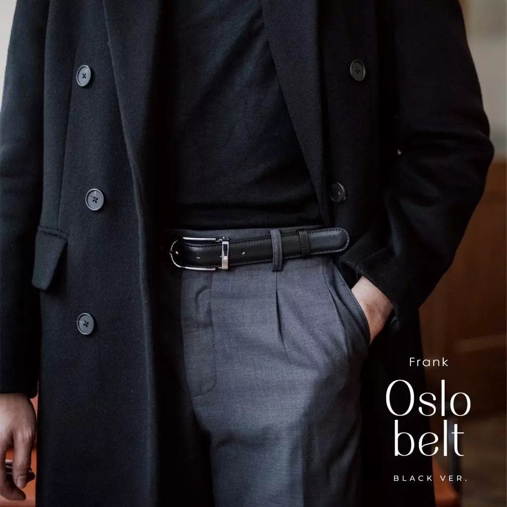 Hướng dẫn cắt ngắn mẫu thắt lưng da nam Oslo Belt của FRANK