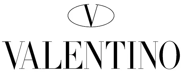 Logo nhận diện thương hiệu Valentino