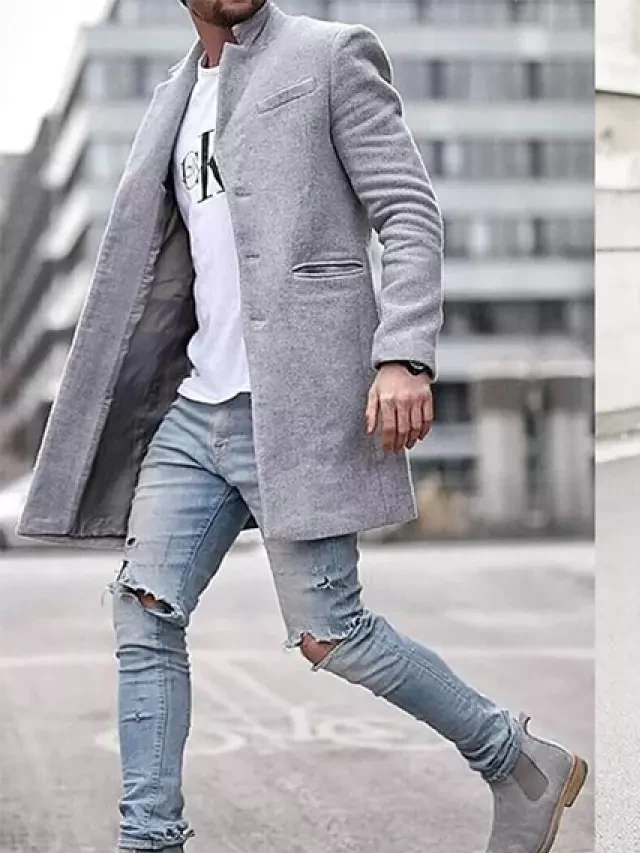   Các mẫu áo măng tô nam Trung Quốc - Cách phối áo măng tô nam cực chất!